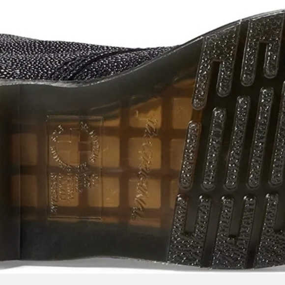 DR. MARTENS 1460 EYELET BEJEWELLED BOOTS BLACK WOMEN SIZE 10 - Picture 5 of 16